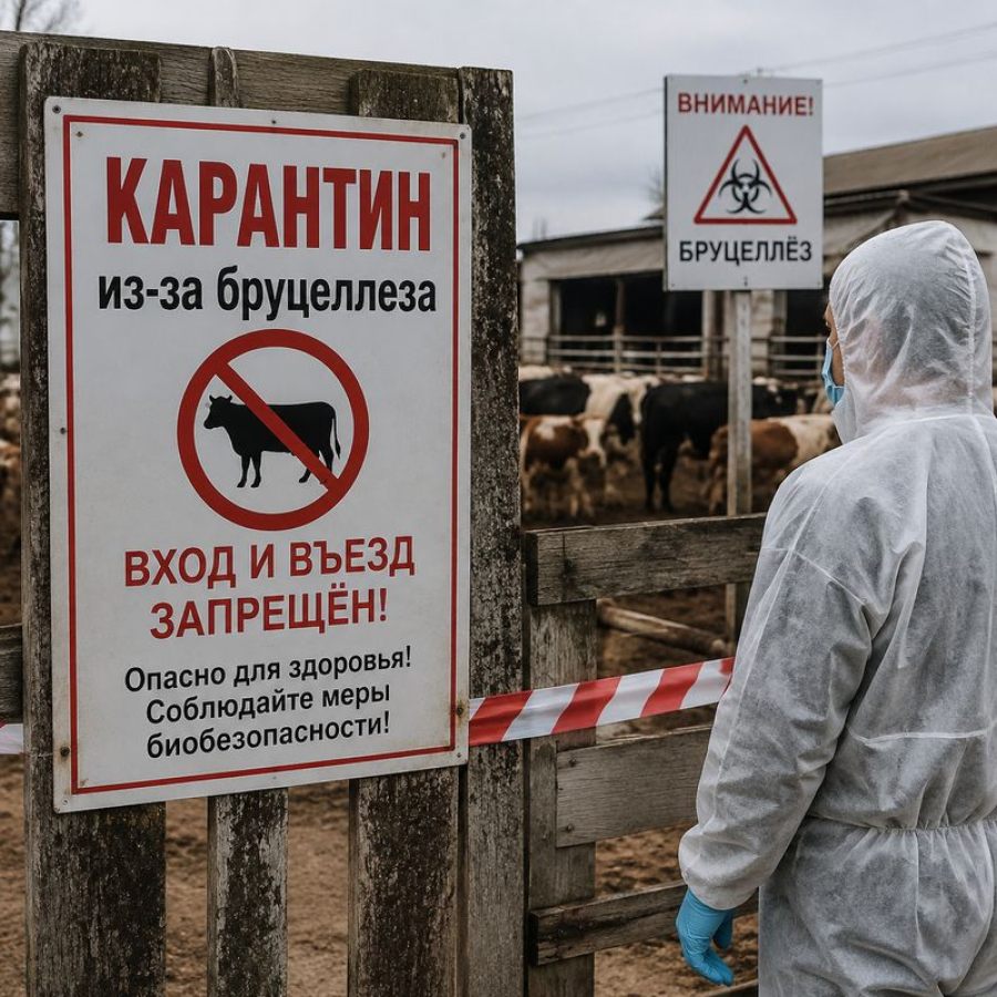 В селе Луговая Пролейка введен карантин из-за вспышки бруцеллеза