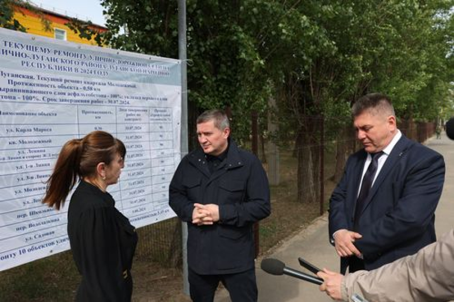 Андрей Бочаров проводит рабочую поездку в подшефный район ЛНР