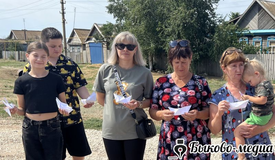 Жители села Луговая Пролейка присоединились к акции "Ангелы Донбасса"