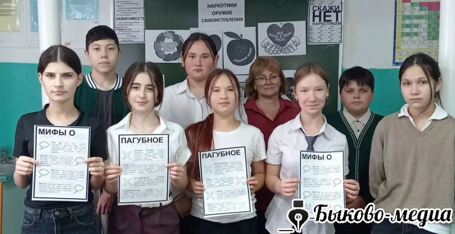 В Раздольевской основной школе прошёл антинаркотический классный час