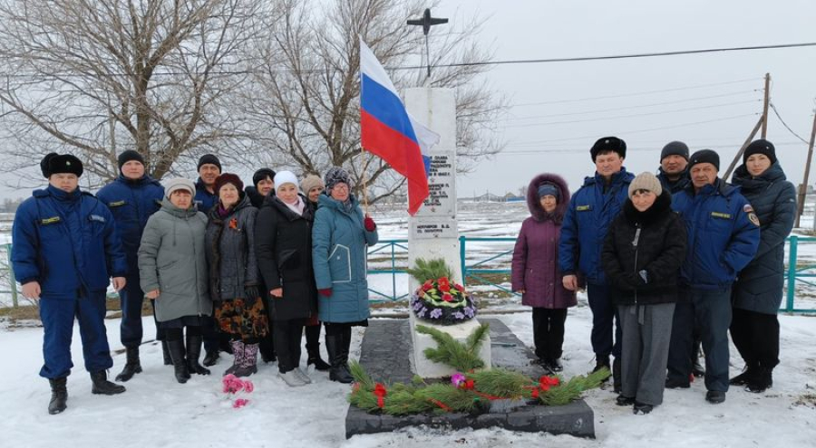 Жители хутора Демидов собрались на митинг &laquo;Воинская слава Сталинграда&raquo;