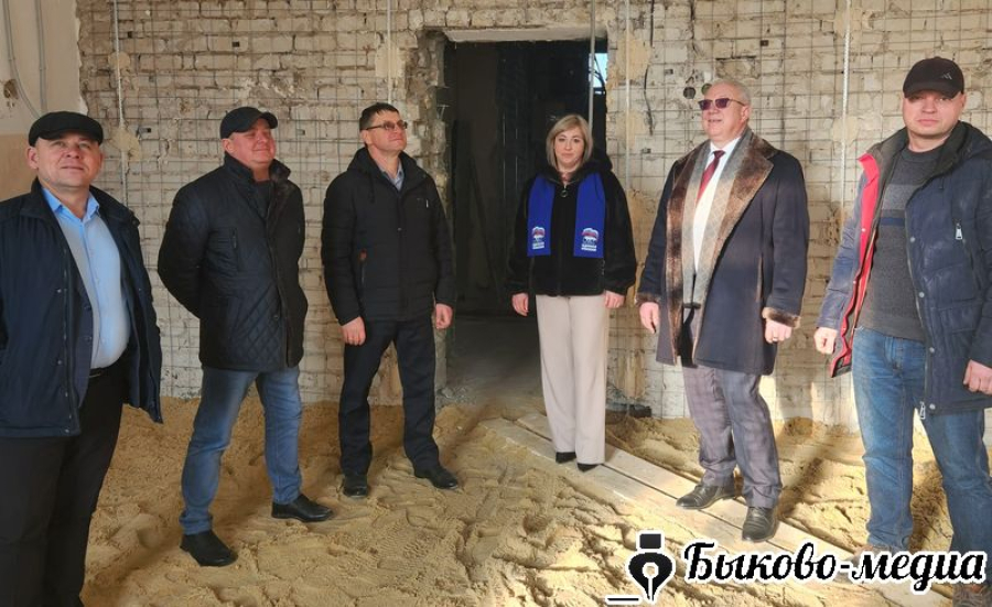 Партийный контроль проверил ход капитального ремонта школы в р.п. Быково