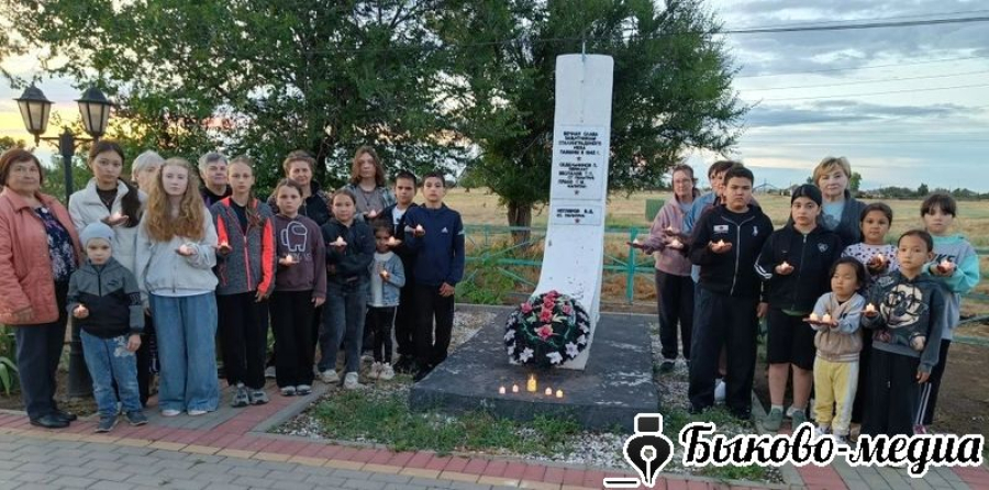 В Демидове прошла акция "Свеча памяти"
