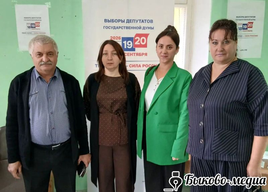 На избирательном участке № 213 в Кислово царит оживление