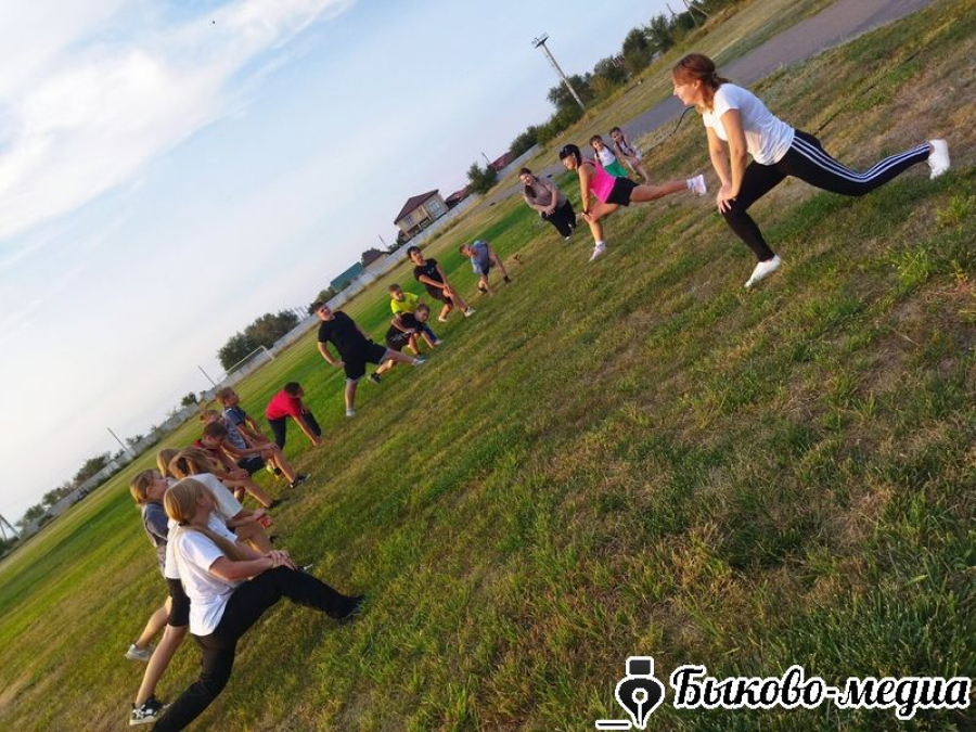 Первые вышли на открытую тренировку