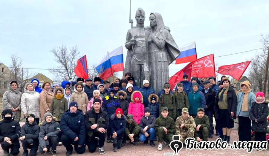 В Катричеве память защитников Сталинграда почтили минутой молчания