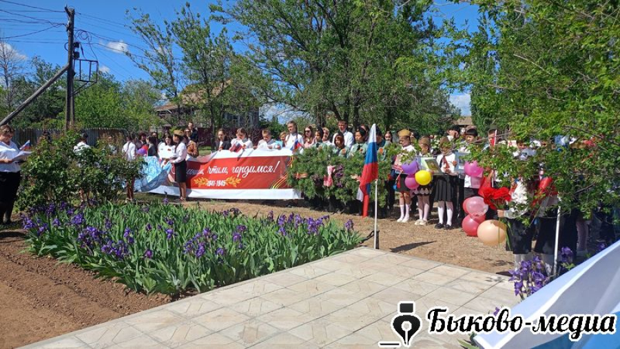 В Солдатско-Степном прошел митинг, посвященный юбилею Великой Победы