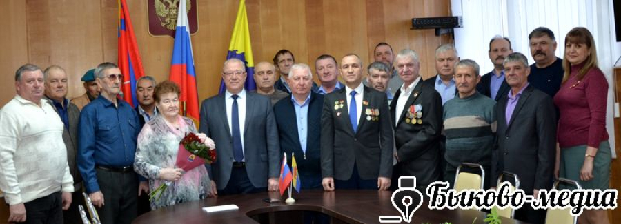 Воины-интернационалисты собрались в администрации района