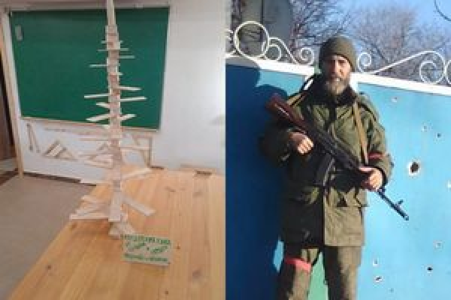 &laquo;Мы читали письма и плакали&raquo;: бывший трудовик и участник СВО из Волгограда   смастерил для бойцов &laquo;Солдатскую елку&raquo;