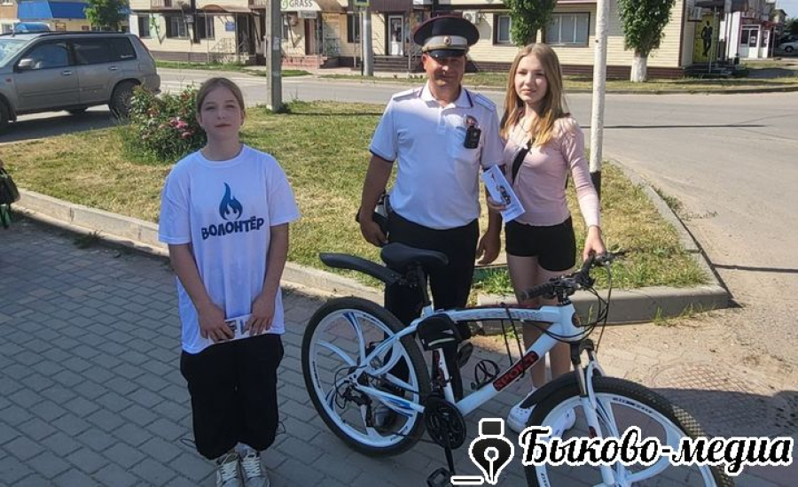 Активисты  "Движение Первых" провели акцию "Мои безопасные каникулы".