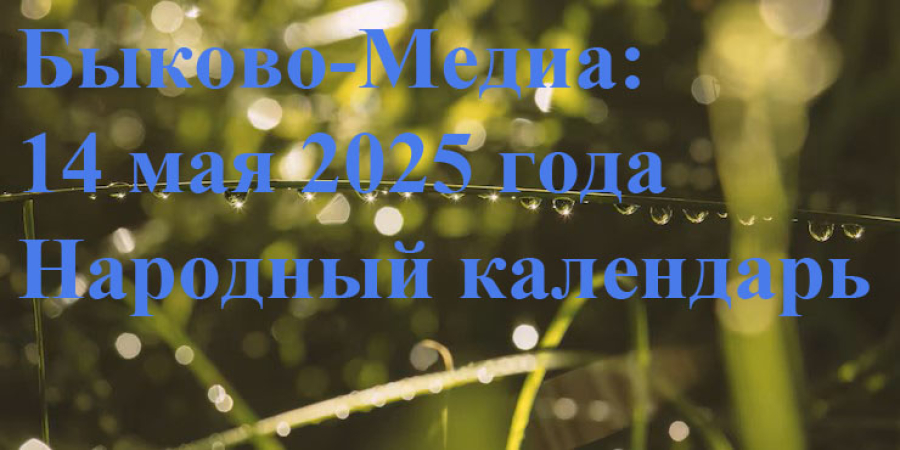 Народные приметы на 14 мая 2025 года