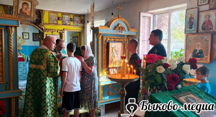 В храме села Кислово прошел молебен для учащихся