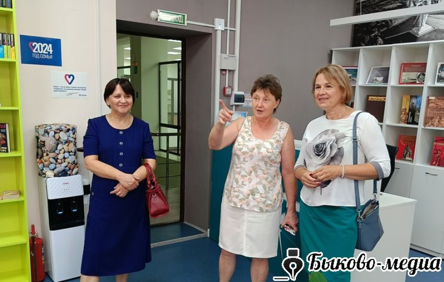 Модельная библиотека принимала гостей