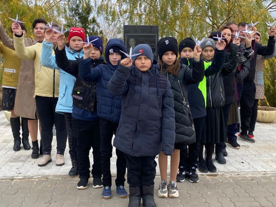 В Луговой Пролейке отметили День белых журавлей