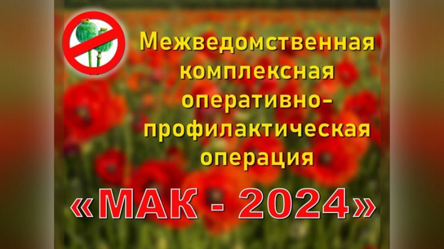 На территории  района проводится четвертый этап операции &laquo;Мак-2024&raquo;