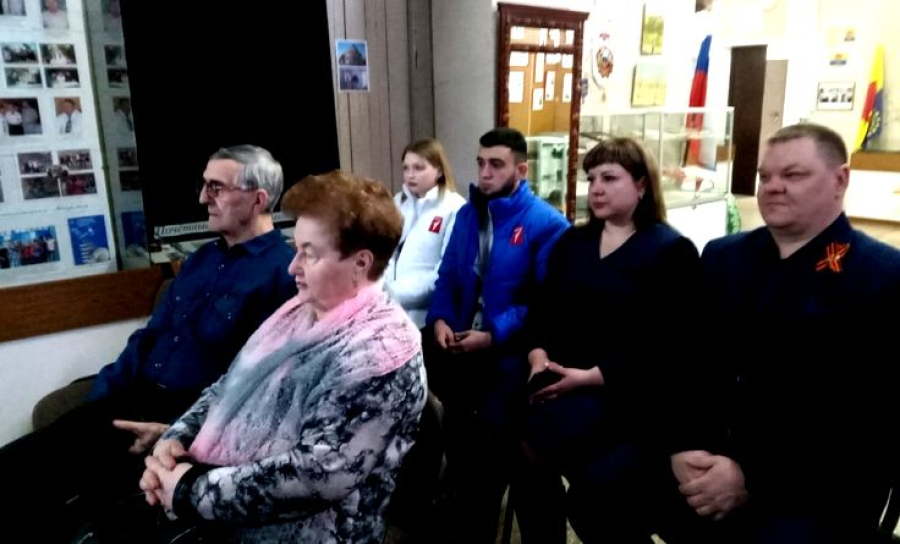 В музее состоялся просмотр фильма о воинах-афганцах района