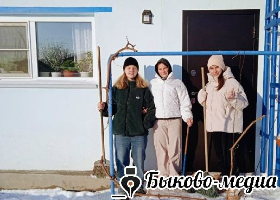 Волонтеры отряда "ДариДобро" совершили "Снежный десант"