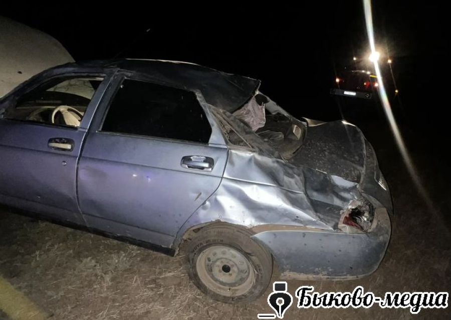 В Быковском районе 21-летний водитель &laquo;Приоры&raquo; попал в аварию