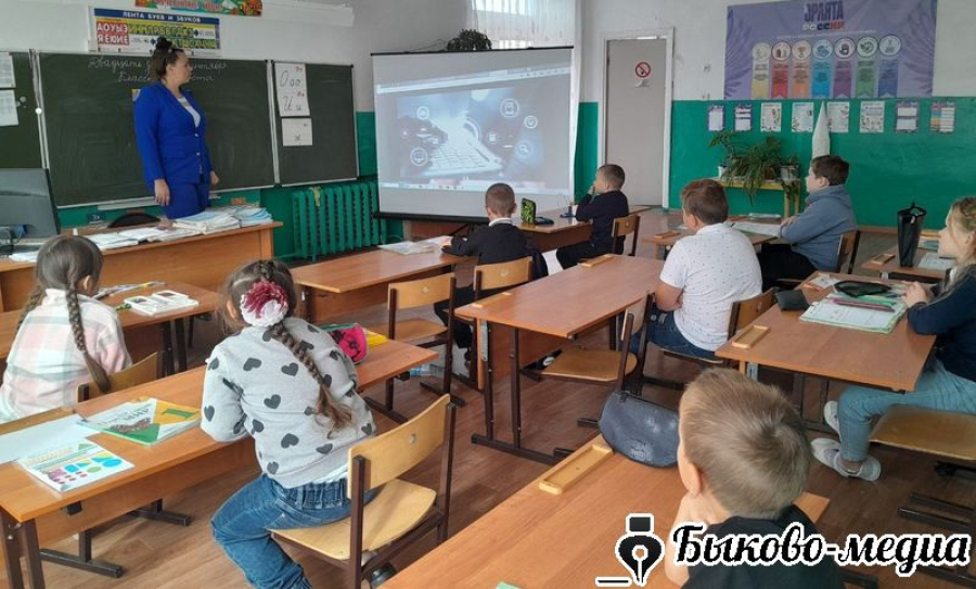 В школе п. Зеленый провели урок, посвященный цифровому суверенитету России