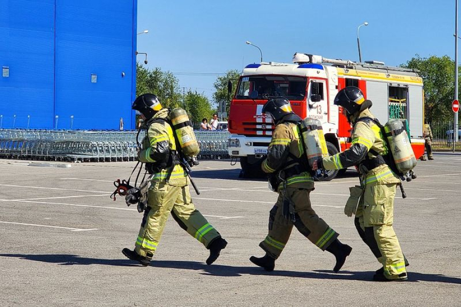 Глава района принял участие в учениях МЧС