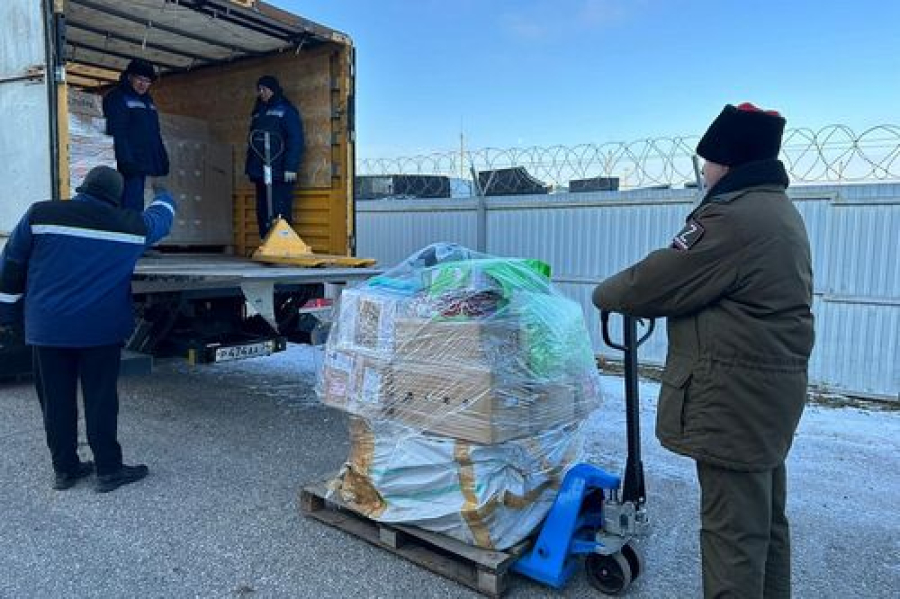 Волгоградский регион направил в Курскую область очередную партию гуманитарной помощи