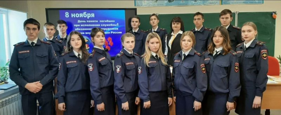 В БСШ№3 состоялся разговор о подвигах сотрудников МВД