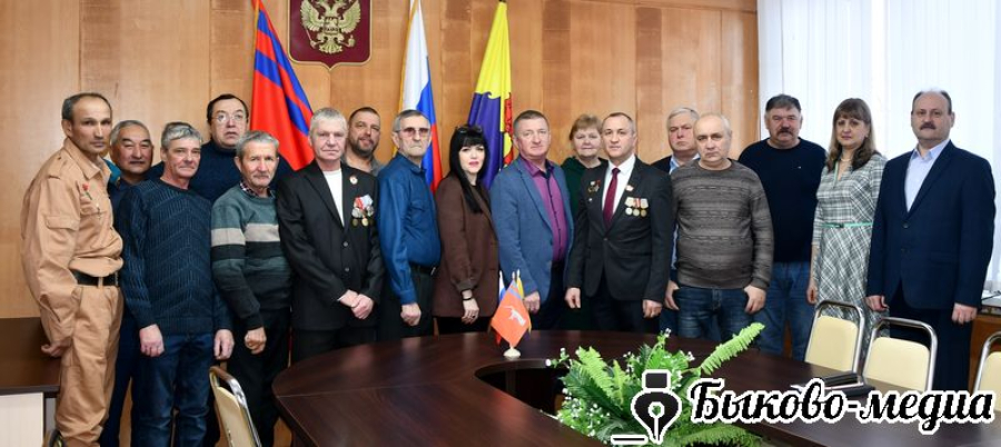 В администрации района состоялась встреча с воинами-интернационалистами