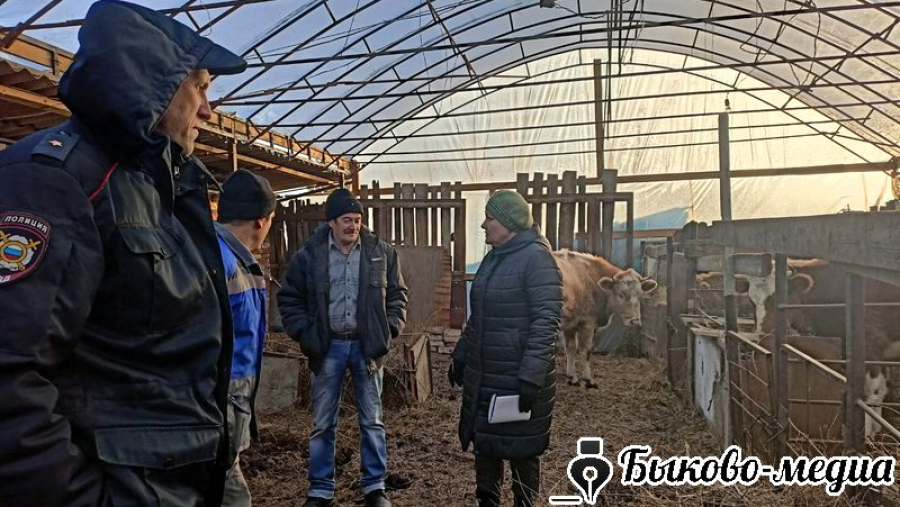 В Новоникольском ведут учет животных