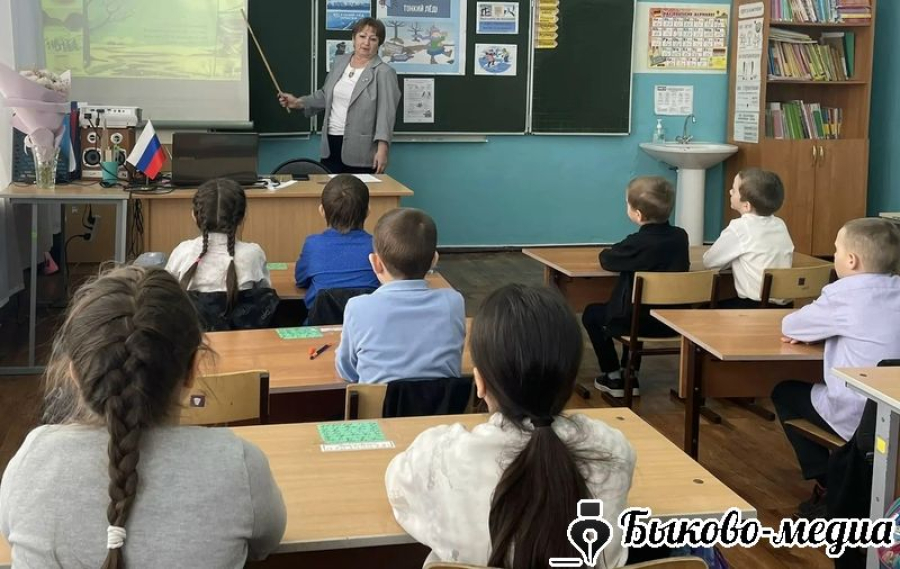 В Солдатско-Степновской  школе  проведена  беседа  "Осторожно, тонкий лед!"