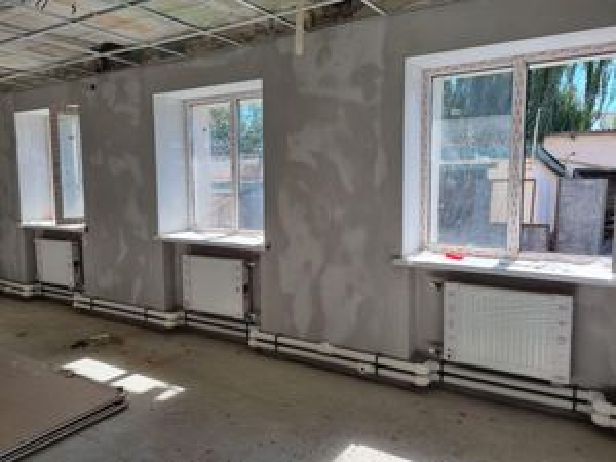Волгоградская область завершает ремонт будущего центра занятости в подшефном районе ЛНР