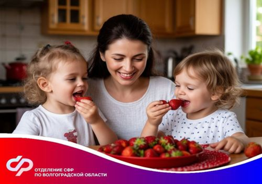 Отделение СФР по Волгоградской области назначило единое пособие родителям более 65 тысяч детей