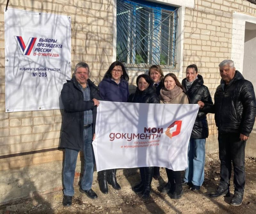 В Быково голосовать приходят коллективами