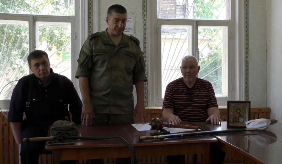 В Быково состоялся Круг станичного казачьего общества "СВЯТО-ТРОИЦКОЕ"