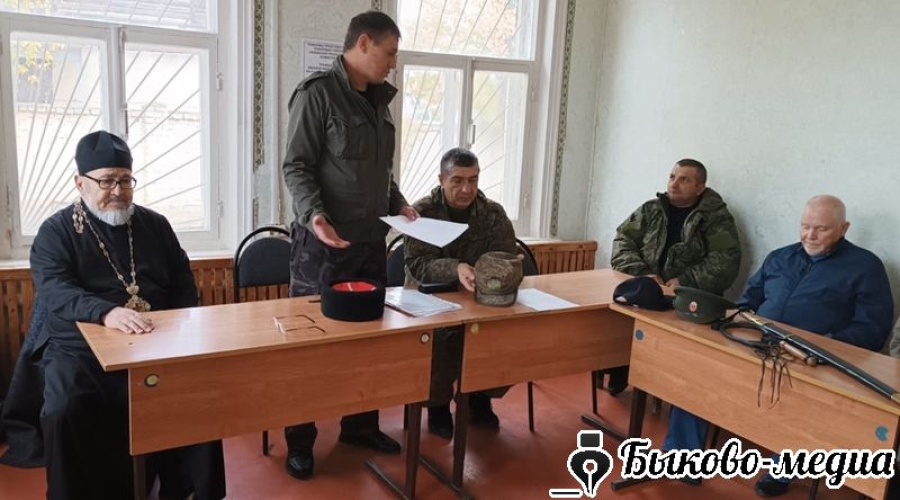 Станичники казачьего общества  "Свято-Троицкое"  подвели итоги года