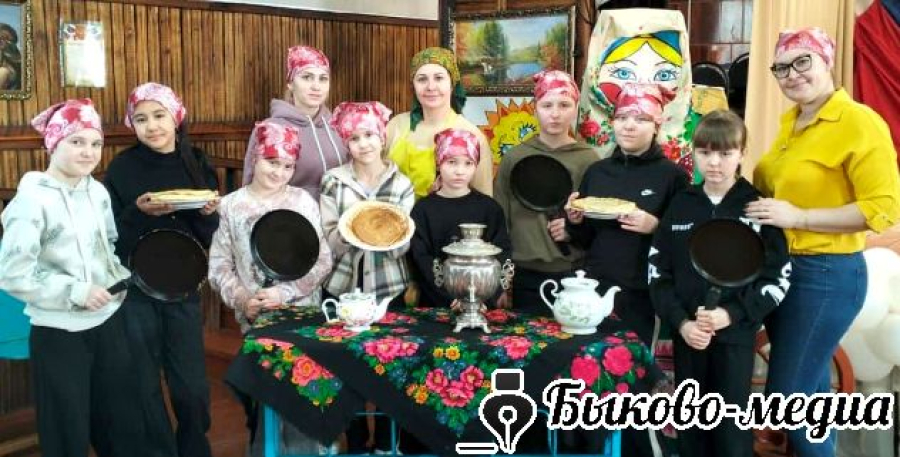 В Победе, провожая Масленицу, напекли блинов