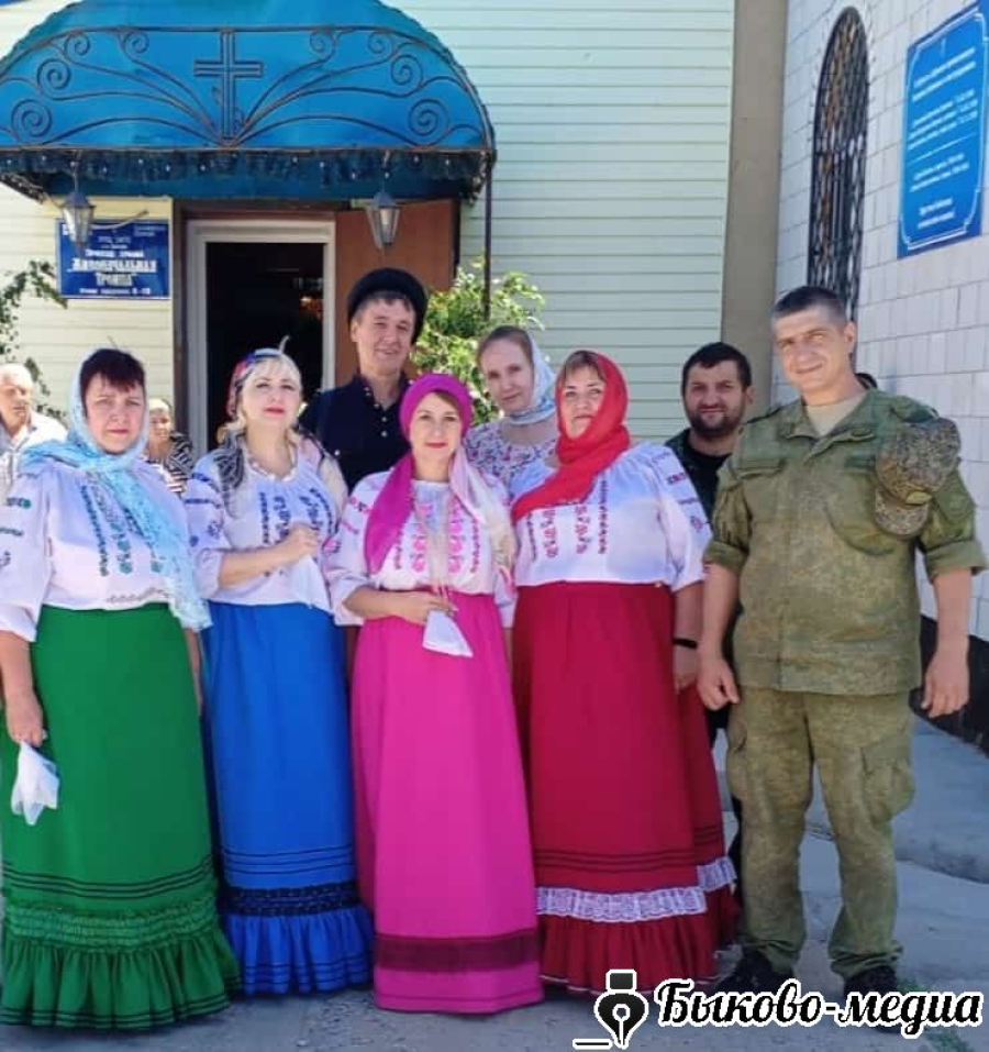 Казаки станицы  отметили Троицу