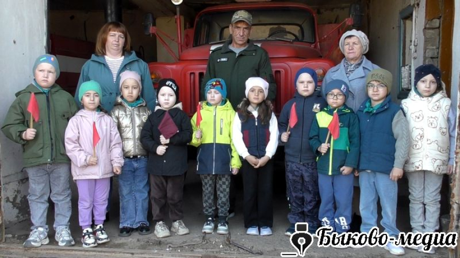 Воспитанники Приморского детского сада побывали на экскурсии в пожарной части