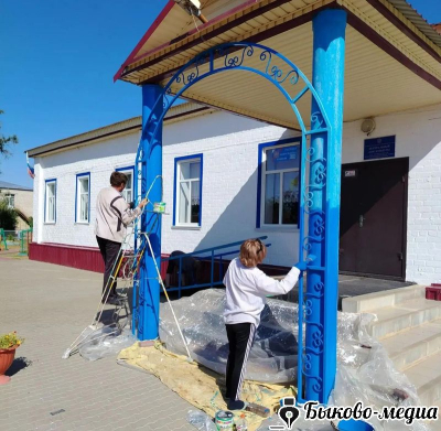В Верхнем Балыклее готовят Дом культуры к праздничным мероприятиям