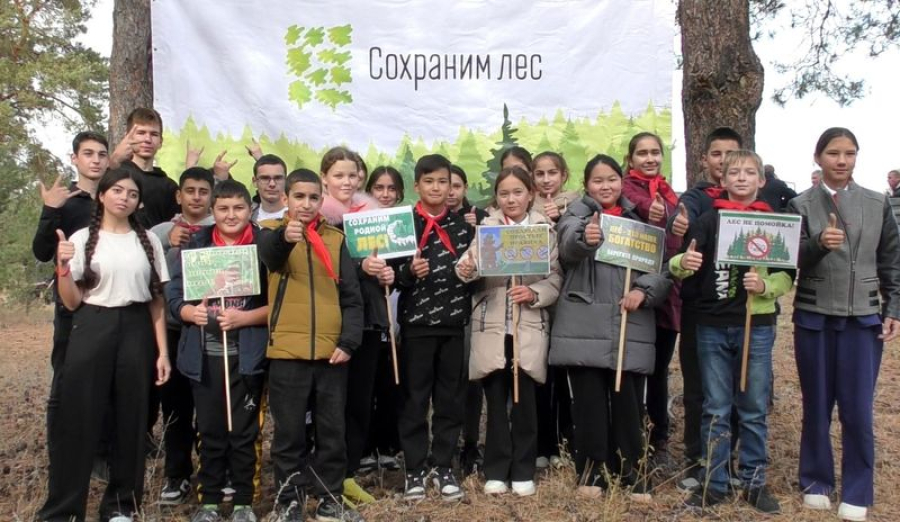 В Приморске прошла акция "Сохраним лес"