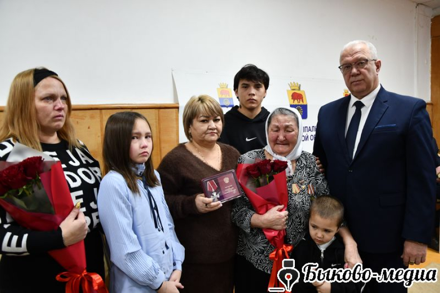 Государственные боевые награды переданы семьям погибших земляков