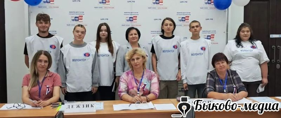 Волонтёры из аграрного техникума делают выборы доступнее на участке №&nbsp;201