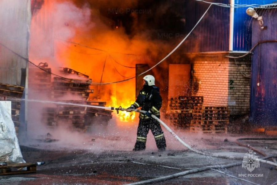 В Зеленом тушили пожар в жилом доме