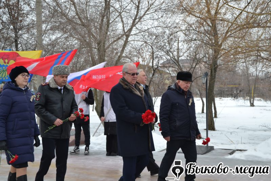 В Быково отпраздновали 81 годовщину победы в Сталинградской битве