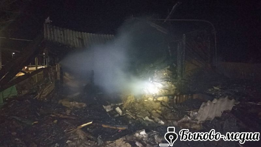 В селе Солдатско-Степное ночью сгорел дом
