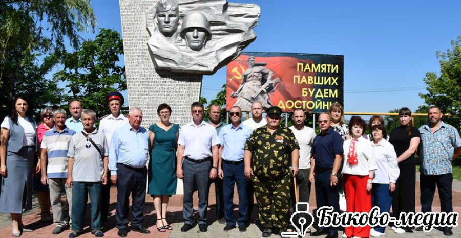 В Быково прошел митинг в честь Дня ветеранов боевых действий