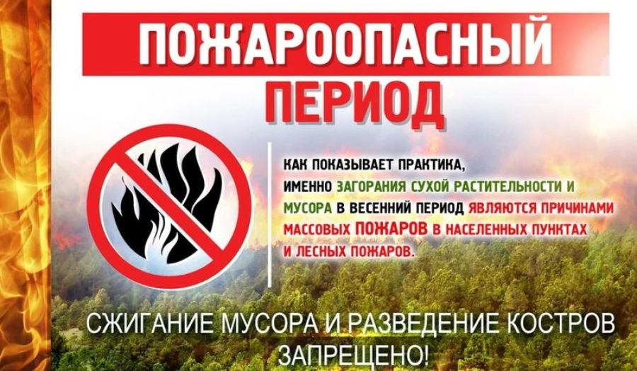 Пожарная опасность в весенний период