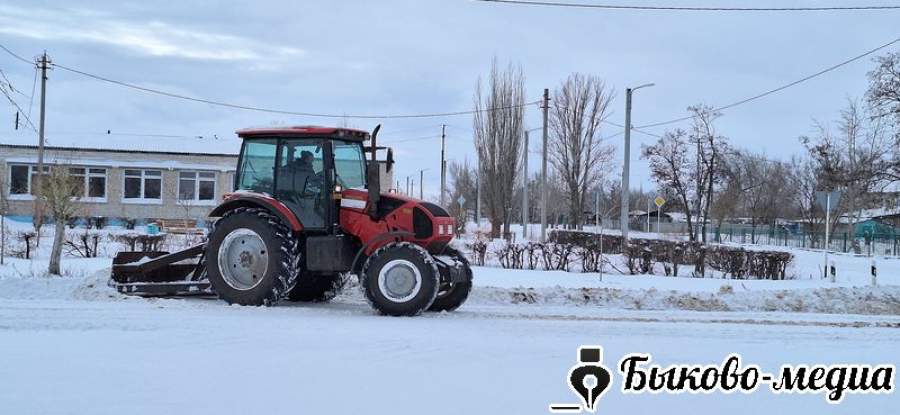 В Зеленом  расчистили от снега улицы и  дороги