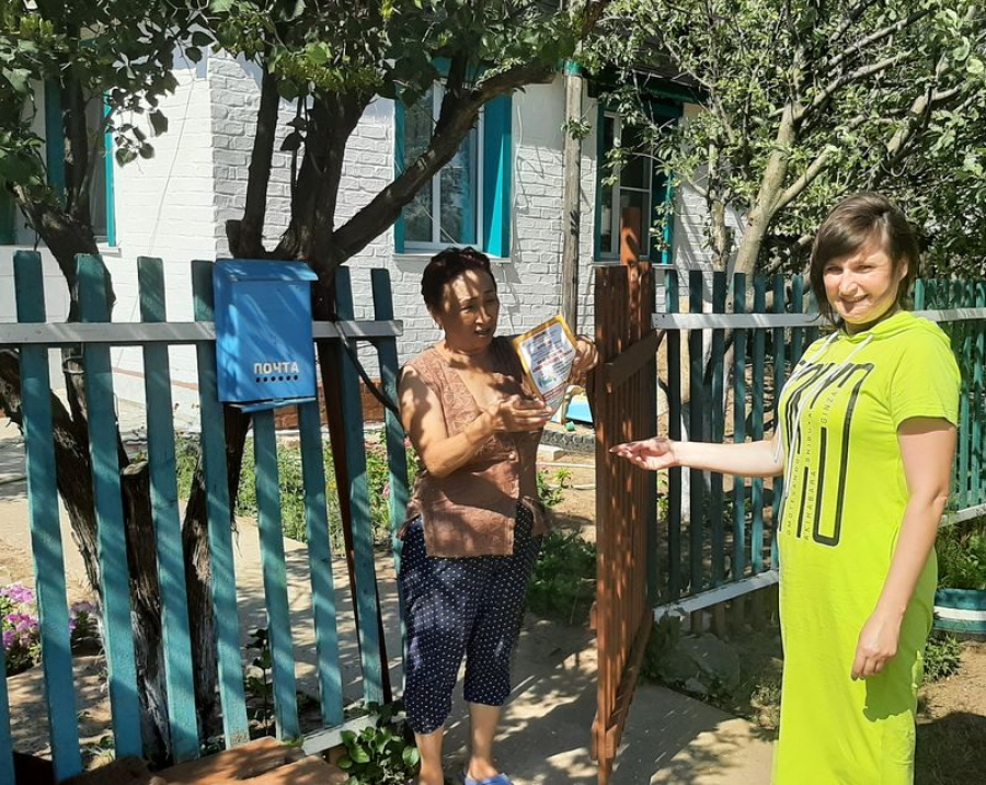 В Зеленом провели подворный обход