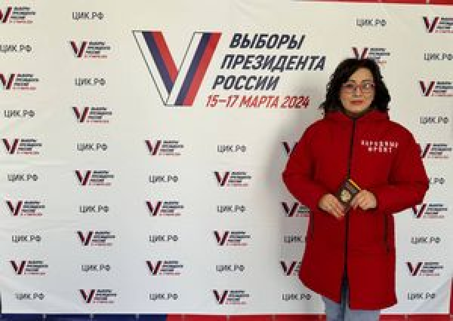 Ирина Шарипова проголосовала в Волгограде на выборах Президента России