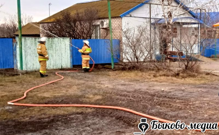 В Катричеве прошли пожарные учения
